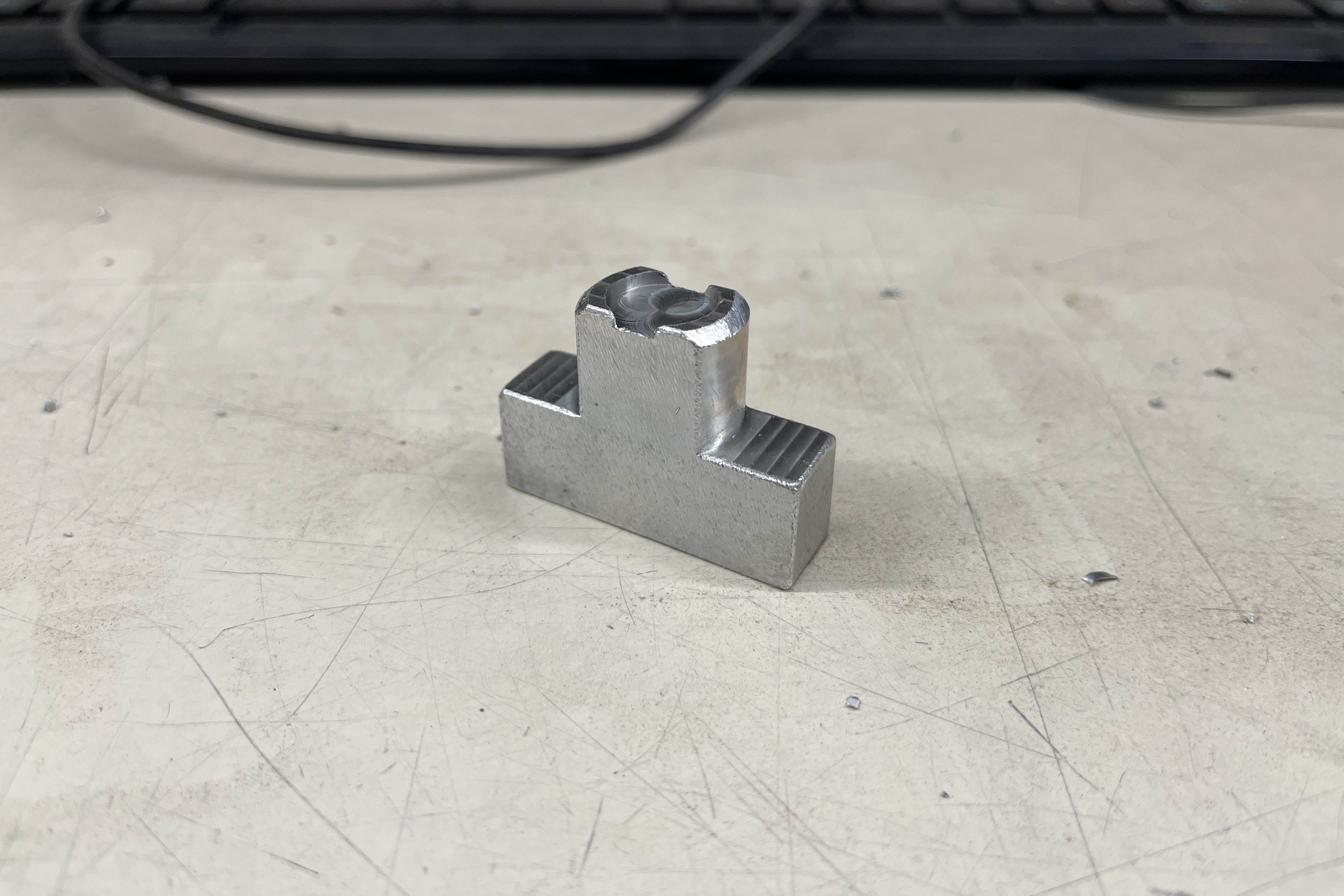 PEM stud mandrel made using conversational machining