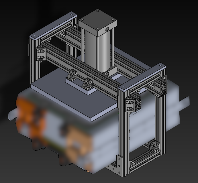 CAD of Pneumatic Press
