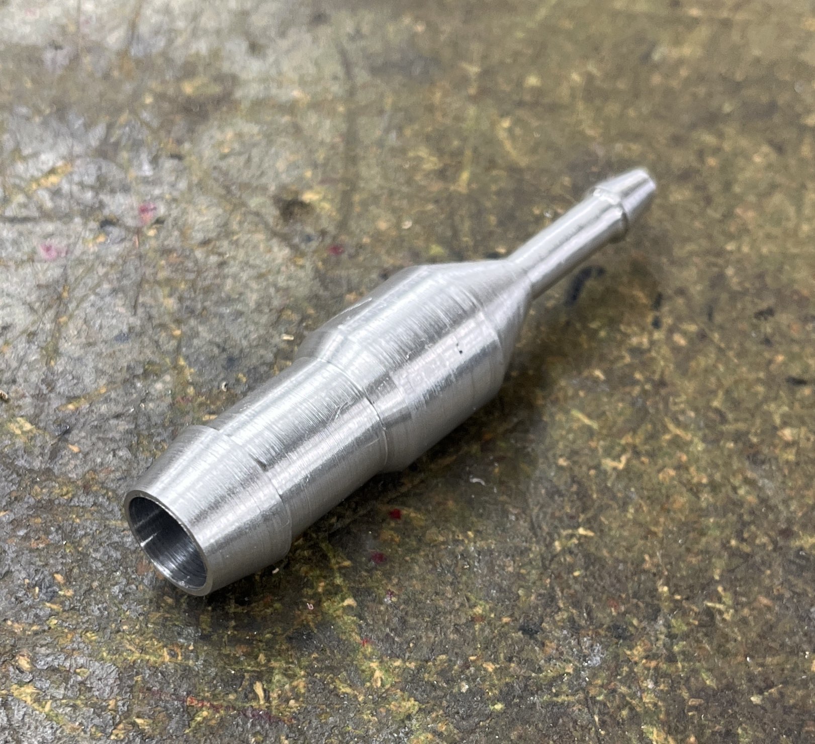 A Hose Connector I Machined for the Cooling System