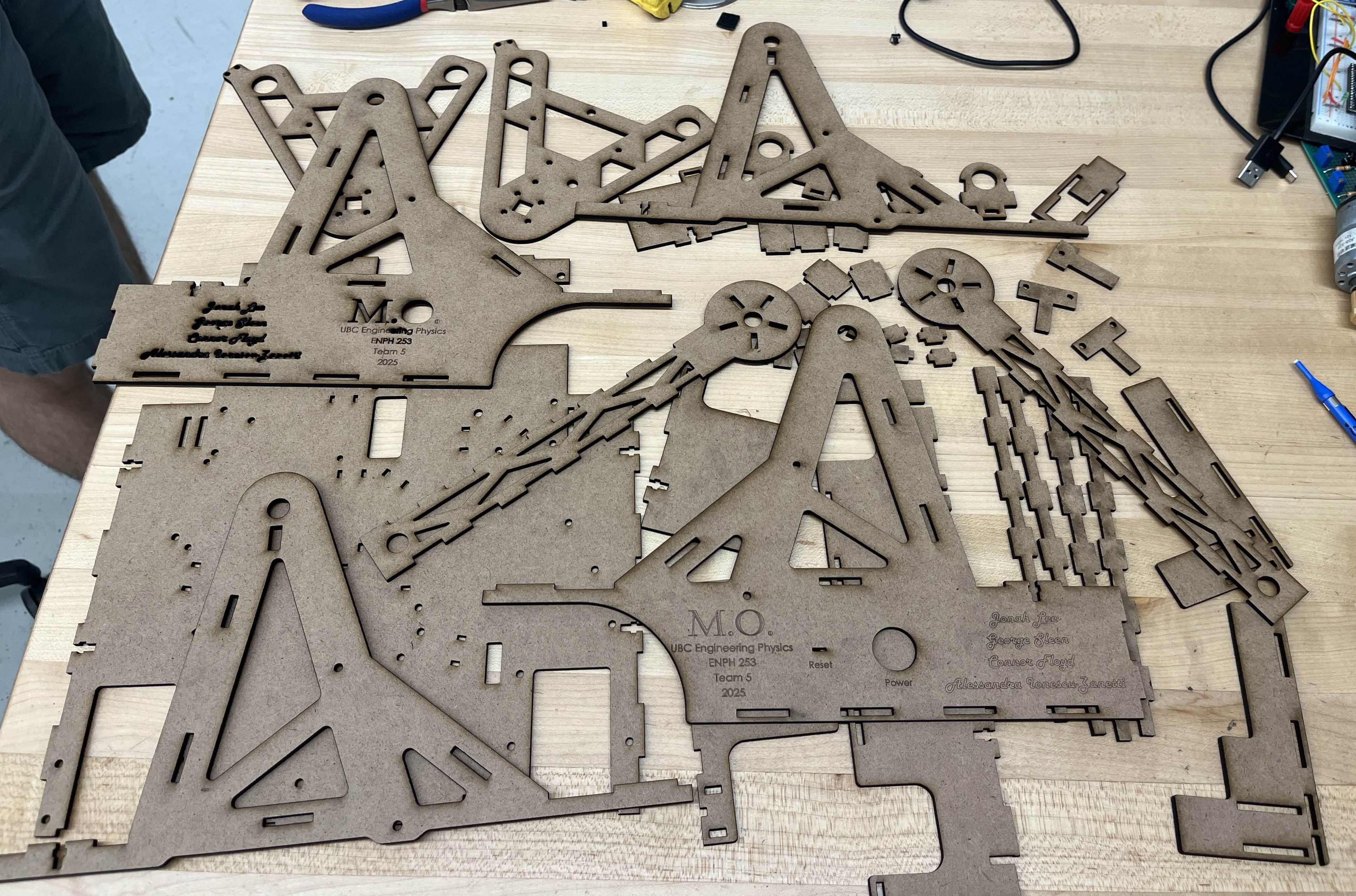 Laser-cut Robot Chassis