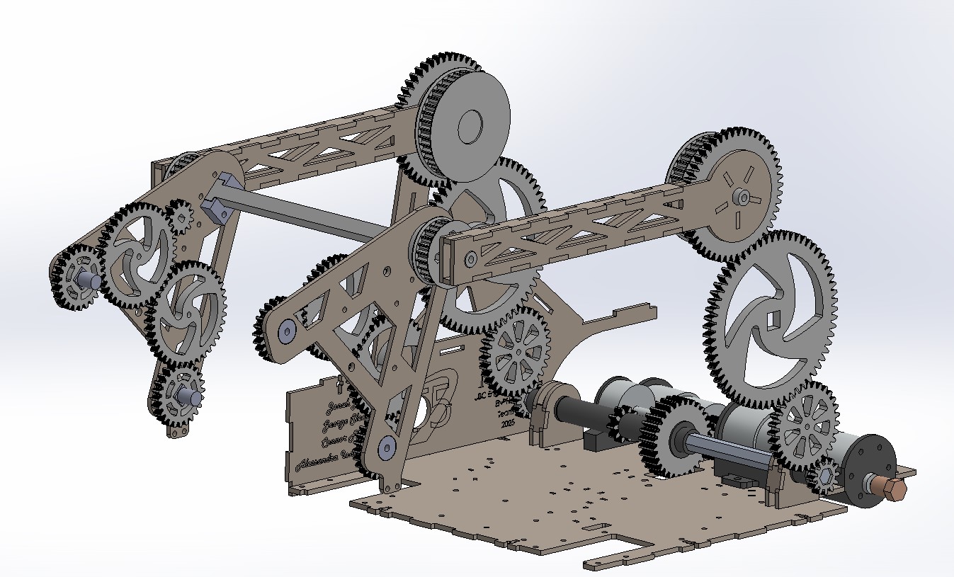 CAD of Arms and Intake