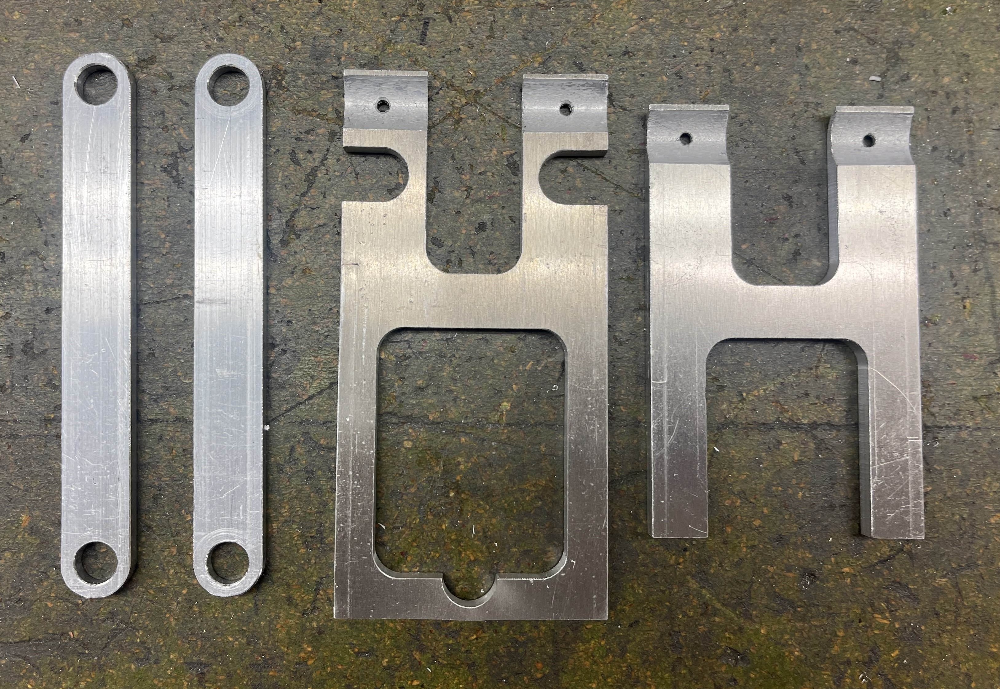 Aluminum frame components